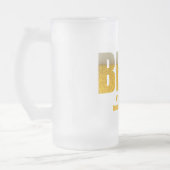 Bier Het is niet alleen voor ontbijt Matglas Bierpul (Links)