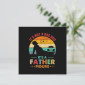 Bier Het Is Niet Een Dad Bod Het Is Een Vaderfiguu Kaart (Staand voorkant)