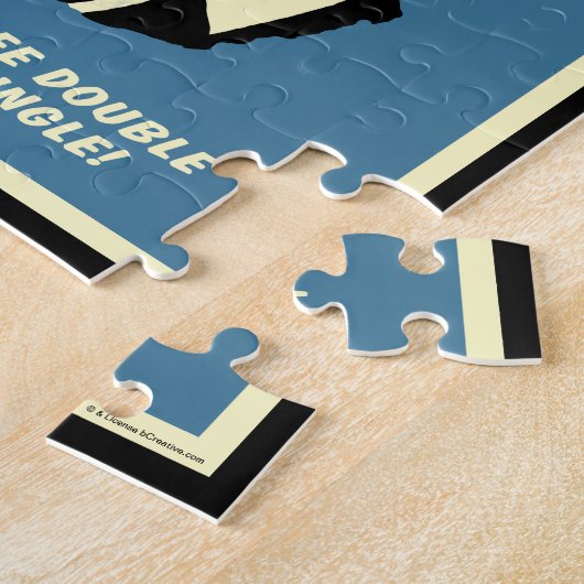 Bier: Het maakt je dubbel zien Legpuzzel (Zijkant)