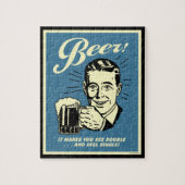 Bier: Het maakt je dubbel zien Legpuzzel (Verticaal)