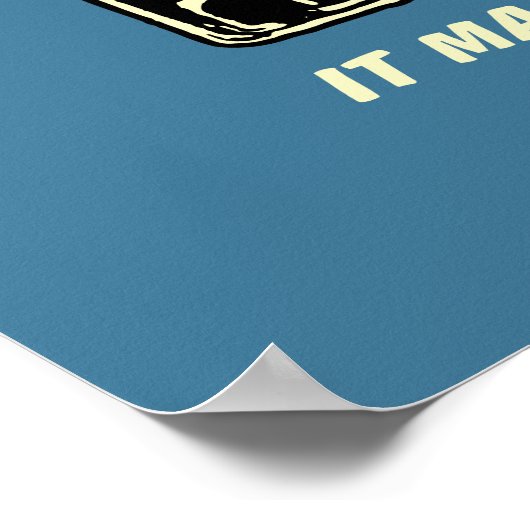 Bier: Het maakt je dubbel zien Poster (Hoek)