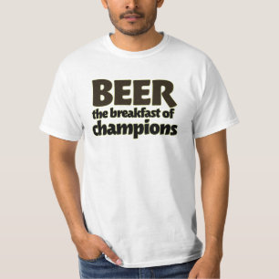 BIER het ontbijt van kampioenen T-shirt