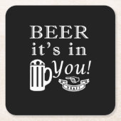 Bier Het zit in jou Kartonnen Onderzetters (Voorkant)