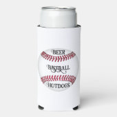Bier, Honkbal, Hotdogs Kan Koeler (Seltzer Voorkant)
