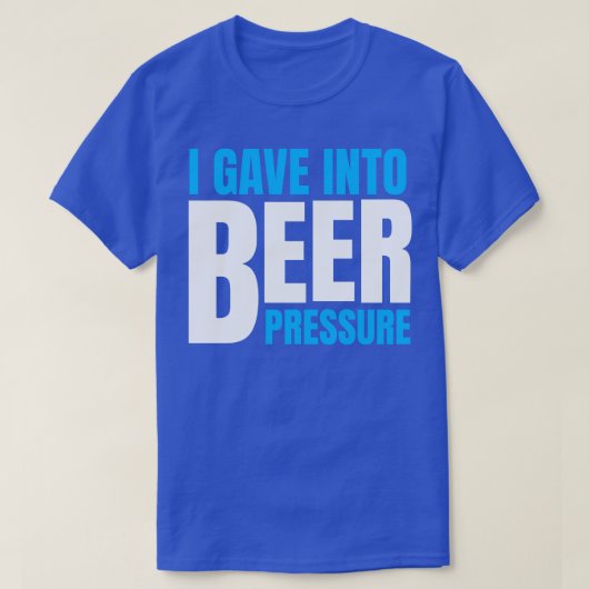 BIER HUMOR BIERDRUK T-SHIRT (Design voorkant)