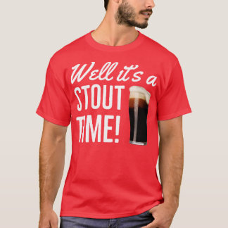 BIER HUMOR IS EEN STEVIGE TIJD T-SHIRT