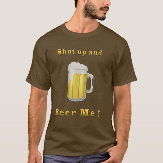 Bier humor T-Shirt (Voorkant)