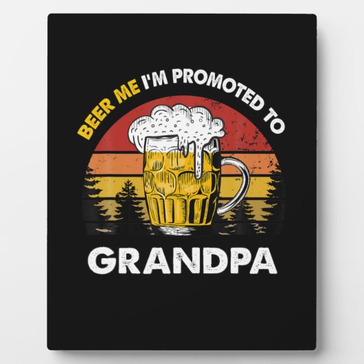 Bier: Ik ben gepromoveerd naar opa, de verjaardag Fotoplaat (Voorkant)