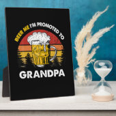 Bier: Ik ben gepromoveerd naar opa, de verjaardag Fotoplaat (Zijkant)