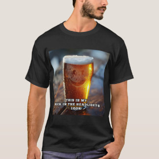Bier in de koplampen V3 T-shirt