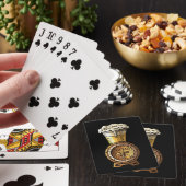 Bier in het zwart pokerkaarten (Insitu)