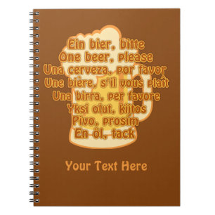 BIER in talen aangepast notitieboek