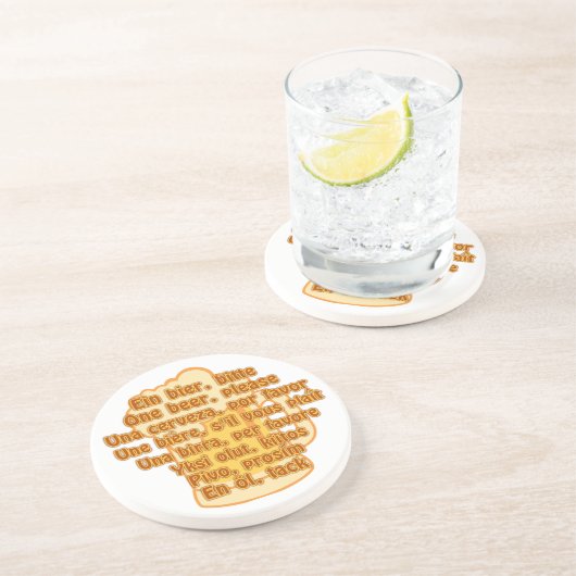 BIER in talen aangepast onderzetter (Zijkant)