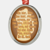 BIER in talen aangepast ornament (Links)