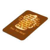 BIER in talen aangepaste magneet (Linkerzijde)