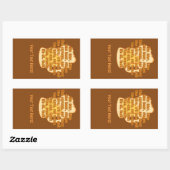 BIER in talen aangepaste stickers (Vel)