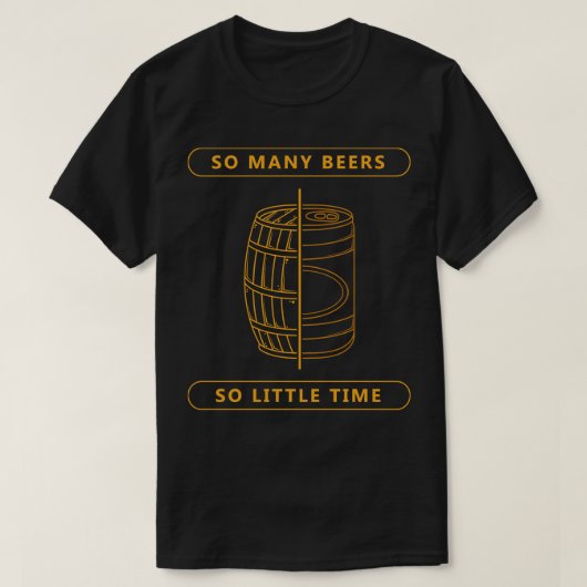Bier in vaten t-shirt (Design voorkant)