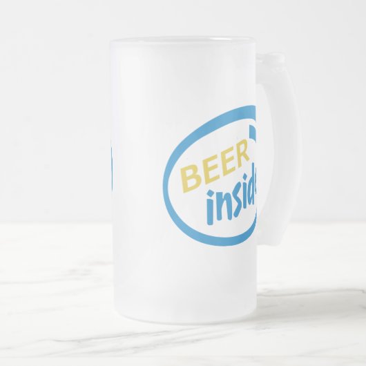 Bier Inside stein / frost mok (Voorkant rechts)