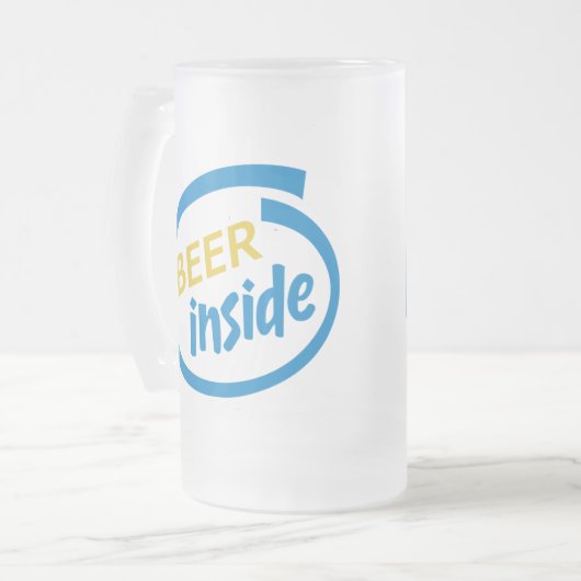 Bier Inside stein / frost mok (Voorkant links)