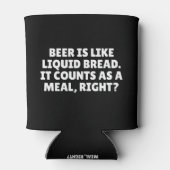 Bier is als een vloeibare broodkoeler blikjeskoeler (Achterkant)