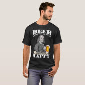 Bier is een bewijs dat God van ons houdt T-shirt (Voorkant volledig)