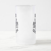 Bier is het antwoord matglas bierpul (Center)