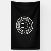 Bier is het antwoord spandoek (Verticaal)
