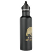 Bier is mijn dierlijk Beer+Deer=Beer Waterfles (Links)