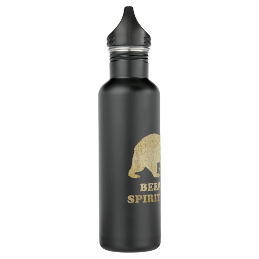 Bier is mijn dierlijk Beer+Deer=Beer Waterfles (Links)