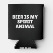 Bier is mijn gedistilleerde dier blikjeskoeler (Voorkant)
