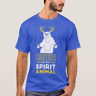 Bier is mijn gedistilleerde diertje t-shirt