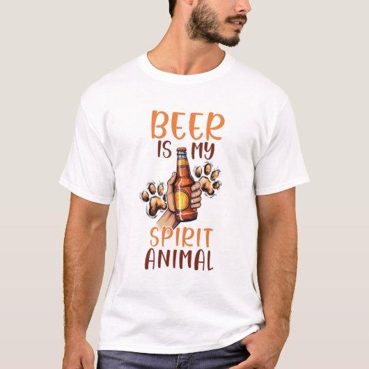 Bier is Mijn Geest T-shirt (Voorkant)