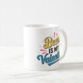 Bier is mijn Valentijn Koffiemok (Voorkant rechts)