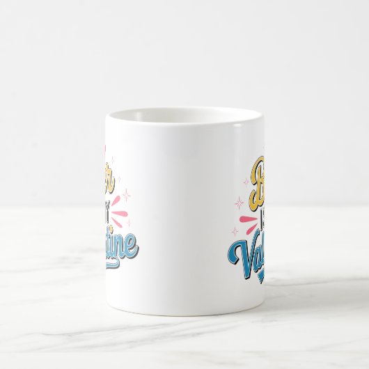 Bier is mijn Valentijn Koffiemok (Center)