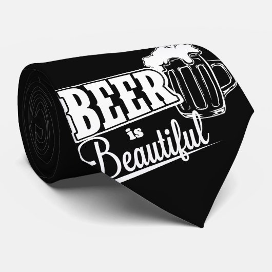 Bier is mooi stropdas (Opgerold)