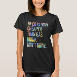 Bier is nu goedkoper dan een Drink die niet op bin T-shirt