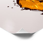 Bier is van de schedel gestroomd voor surfers perfect poster (Hoek)