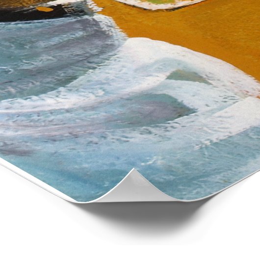 Bier is wat er te eten valt poster (Hoek)