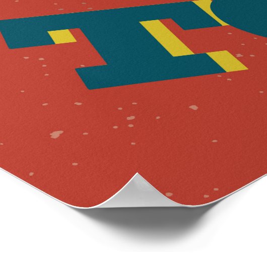 Bier is wat ik vandaag nodig heb, oude poster, roo poster (Hoek)