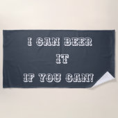 Bier it Beach Towel Strandlaken (Voorkant)