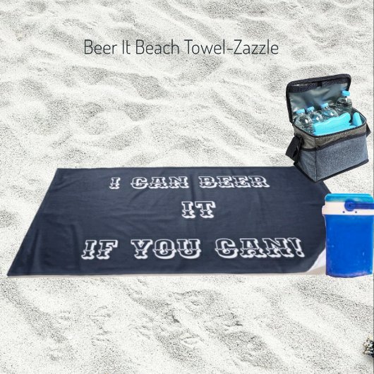 Bier it Beach Towel Strandlaken