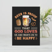 Bier Kaart (Staand voorkant)