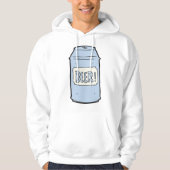Bier kan illustratie Retro Bier liefhebber ontwerp Hoodie (Voorkant)