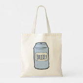 Bier kan illustratie Retro Bier liefhebber ontwerp Tote Bag (Achterkant)