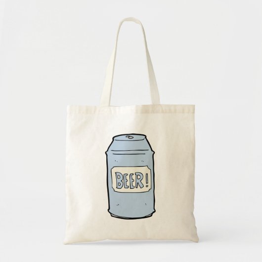 Bier kan illustratie Retro Bier liefhebber ontwerp Tote Bag (Voorkant)