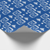 Bier kan met kerstboomschilfers papier B (Hoek)