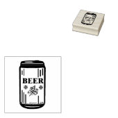 BIER KAN RUBBERSTEMPEL (Gestempeld)