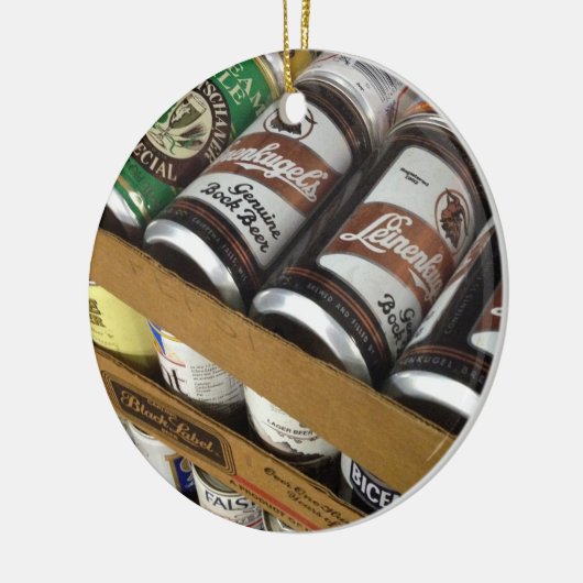  bier kan versieren keramisch ornament (Links)