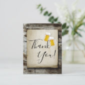 bier , kauwers , rustige landen bedankt je kaart (Staand voorkant)