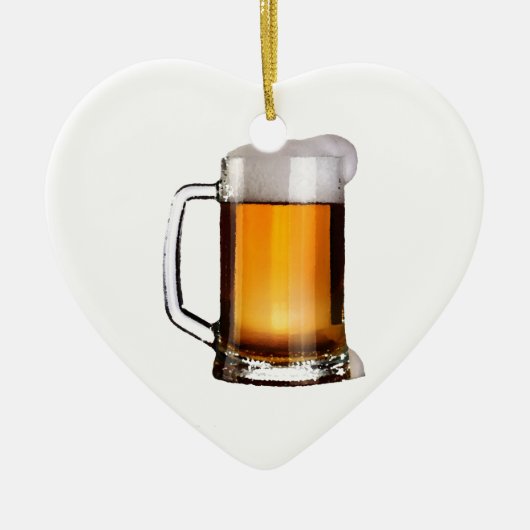 Bier Keramisch Ornament (Voorkant)